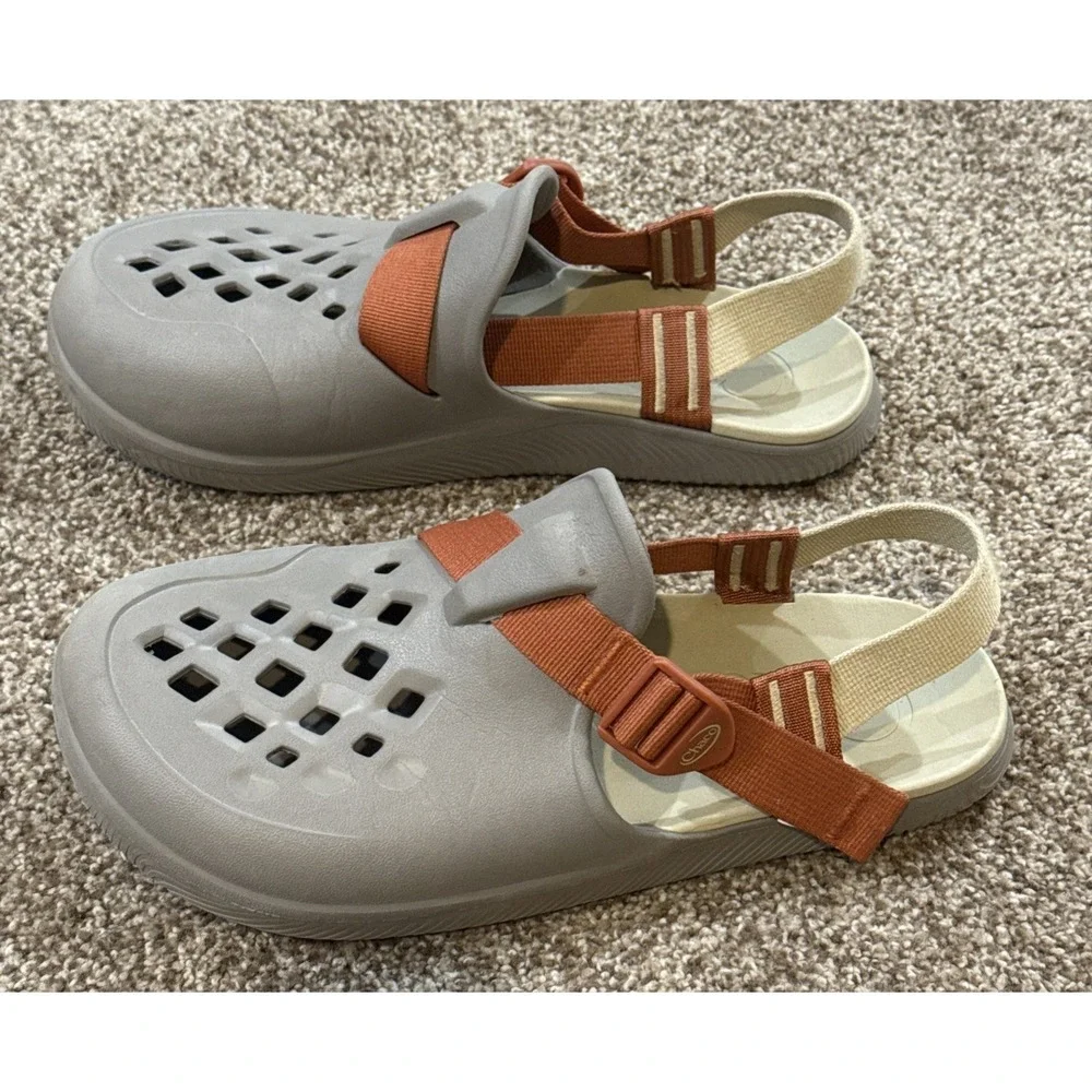 Chaco Chillos Clogs Earth Brown Men's Size 11  Slip-On Comfort Foam Sandals Gorp